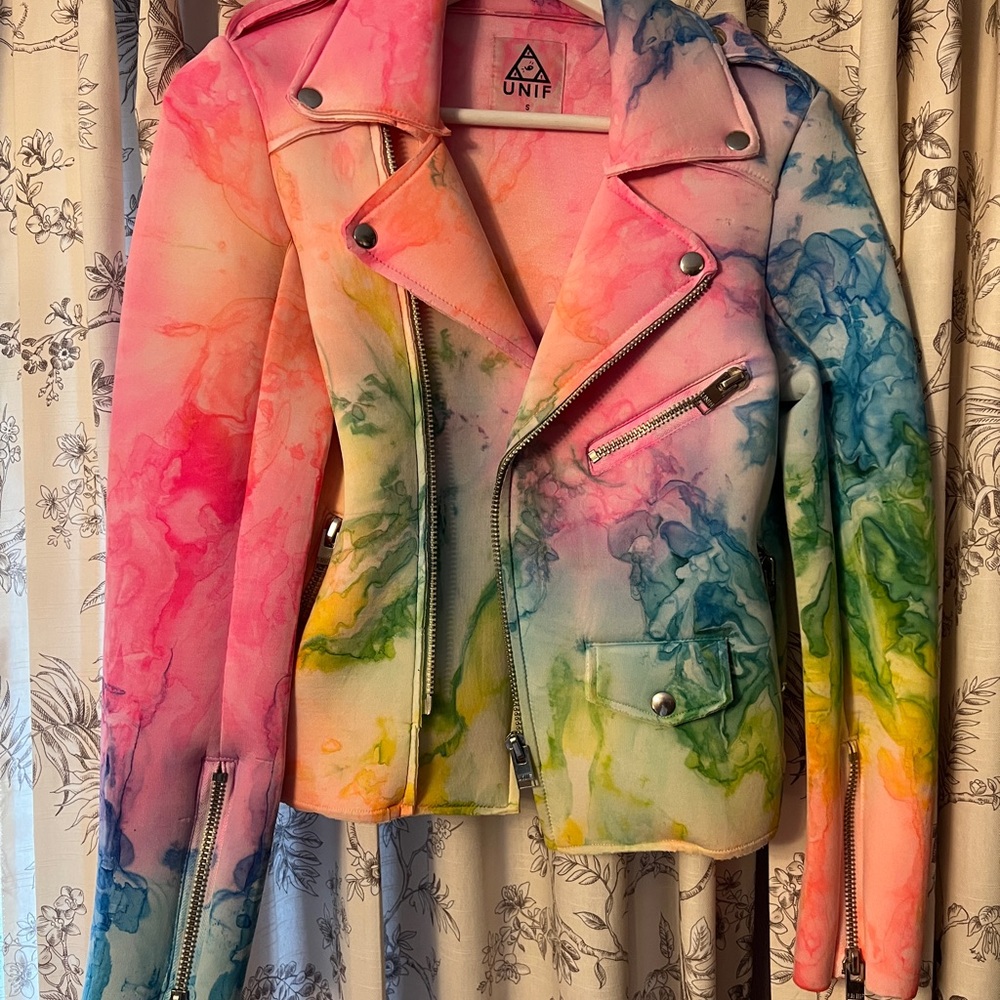 UNIF I Dye Moto Multicolor Women's Jacket